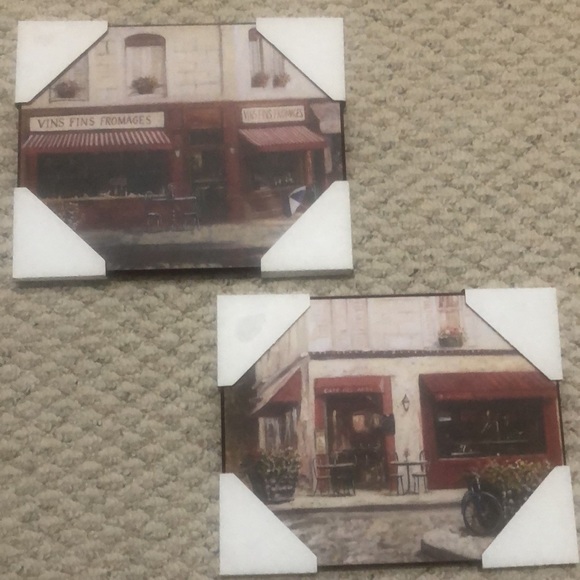 2 8x10 French bistro restaurant scenes wall decor art Brand New - Picture 16 of 16